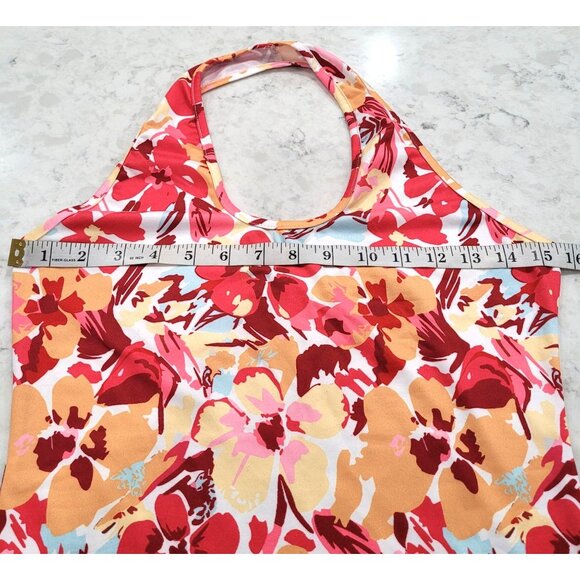 Shein Spring Floral Multicolor Halter Tank Top Size S - Picture 4 of 5